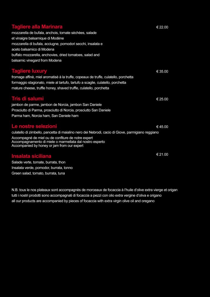 Menu Baccanale — page 4